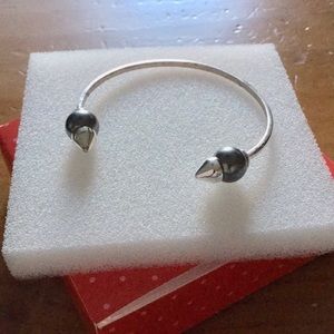 Stella and Dot silver cuff bracelet